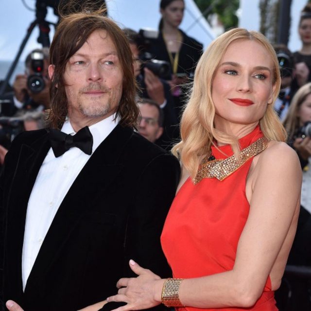 婚約後初のレカペ！ノーマン・リーダスとダイアン・クルーガーがカンヌ国際映画祭に