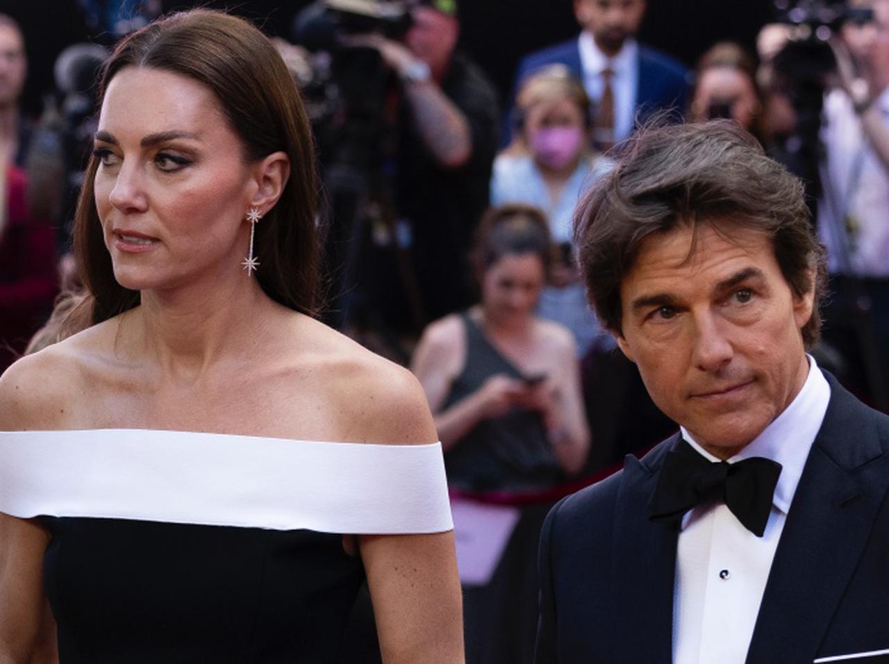 トム・クルーズに手を差し出されたキャサリン妃、直後の「行動」に注目が集まる