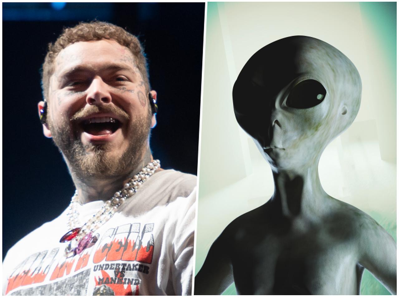 ポスト・マローン、自宅の庭で「エイリアン」を“目撃”したと明かす