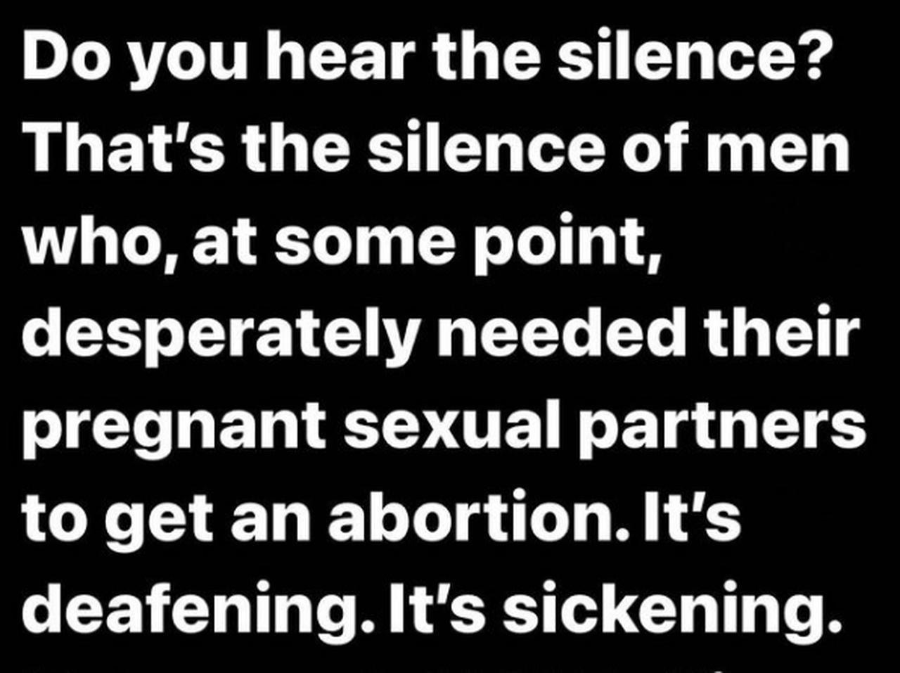 女性に「中絶をさせた男達」が「女性の中絶の権利」には“だんまり”だ、米俳優の怒りに称賛集まる