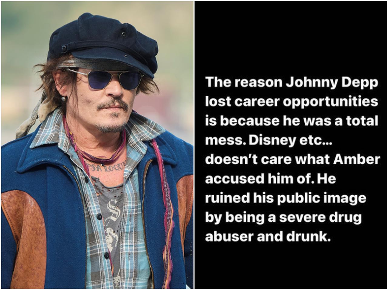 ジョニーがディズニーの仕事失ったのはアンバーの「告発」が原因じゃない、元共演者が声明発表