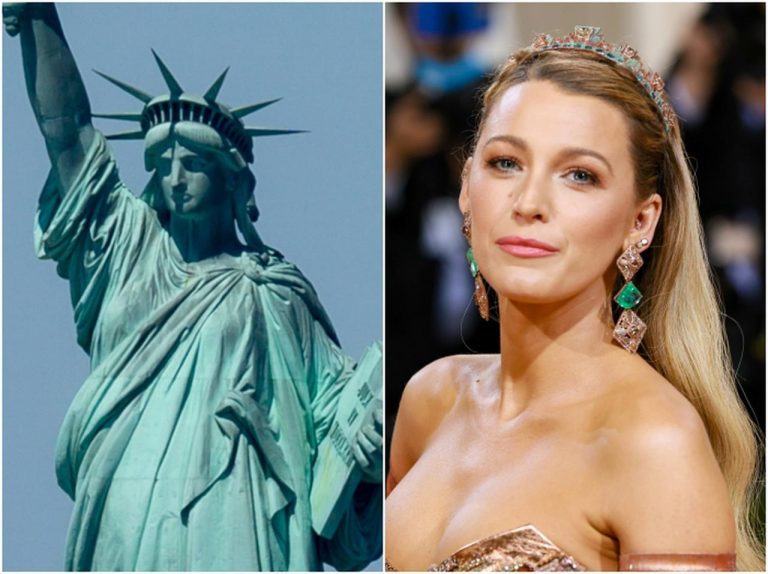 「自由の女神」の“元の色”って知ってる?ブレイク・ライブリーがドレスで答え合わせ【メットガラ】