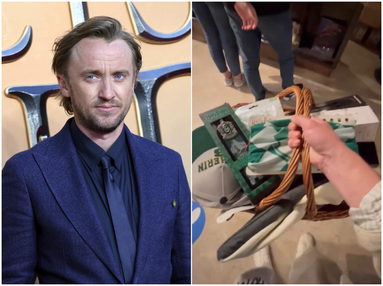 『ハリポタ』マルフォイ役、マルフォイの関連グッズを大量に購入【写真】