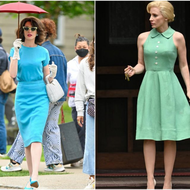 アン・ハサウェイの「60年代風ワンピース」姿が真似したいほど可愛い！ジェシカ・チャステインも！