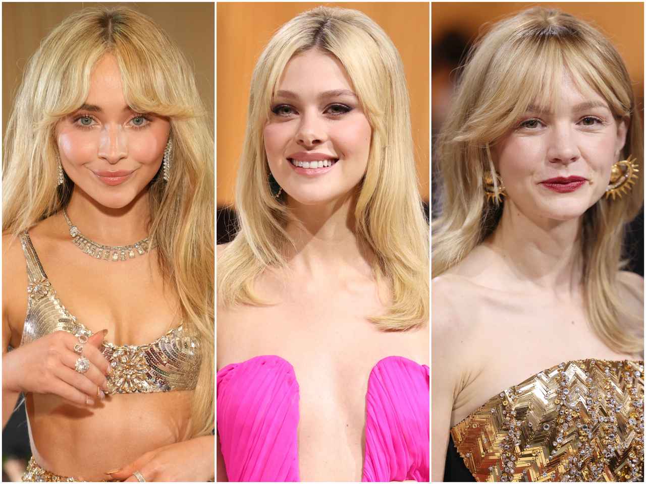 2022年メットガラ、前髪の新トレンド「カーテンバング」を取り入れるセレブが続出