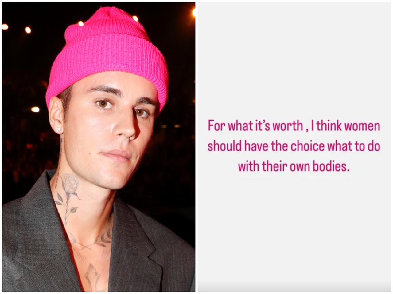 ジャスティン・ビーバー、「中絶の権利を認めない判断」に苦言