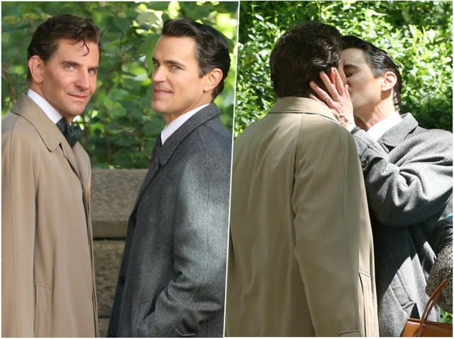 ブラットリー・クーパーとマット・ボマーのキスを激写、『マエストロ』撮影現場にて