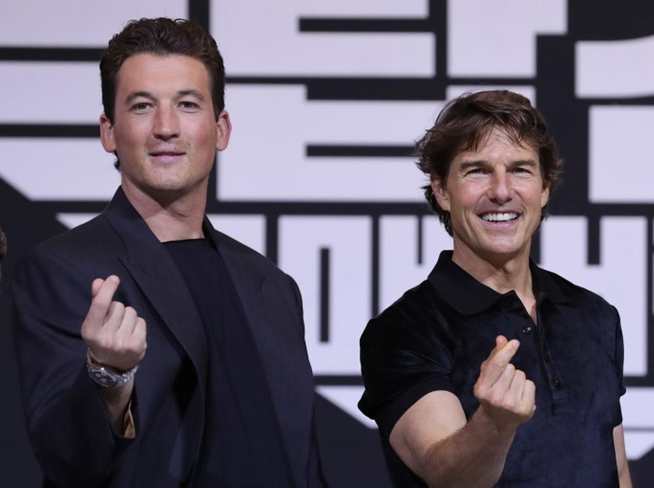 トム・クルーズとルースター役のマイルズ・テラーは「長電話」をする仲、気になる会話の内容は?