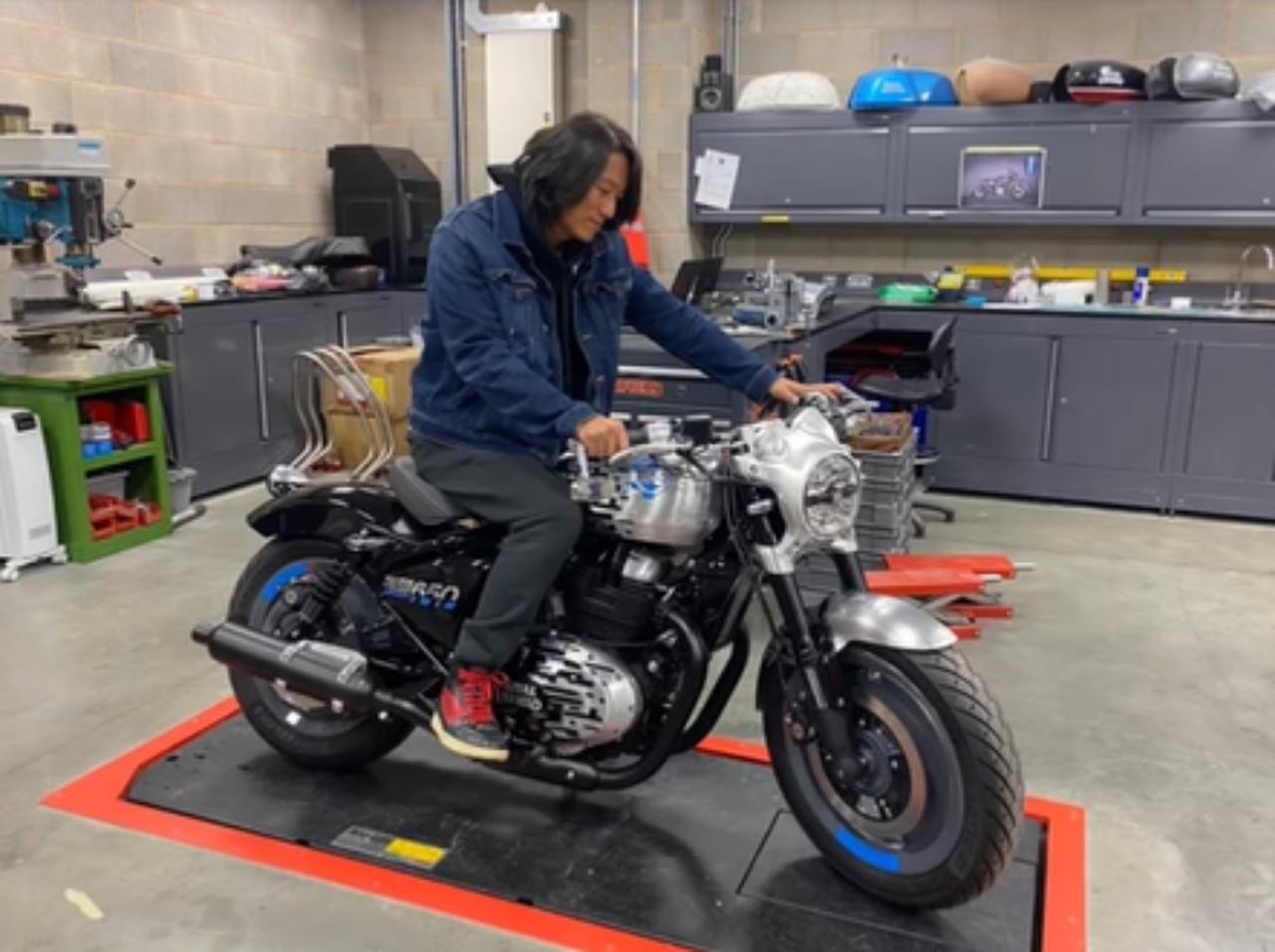 『ワイルド・スピード』ハン役サン・カンがプライベートでバイク！ジゼルを思い出させる…