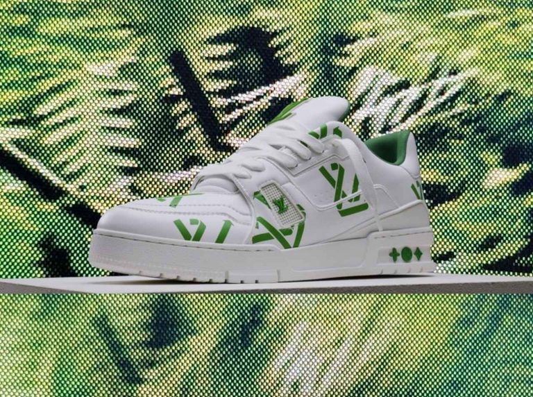 ルイ・ヴィトン、人気スニーカー「LVトレイナー」の新バージョンは90％リサイクル素材