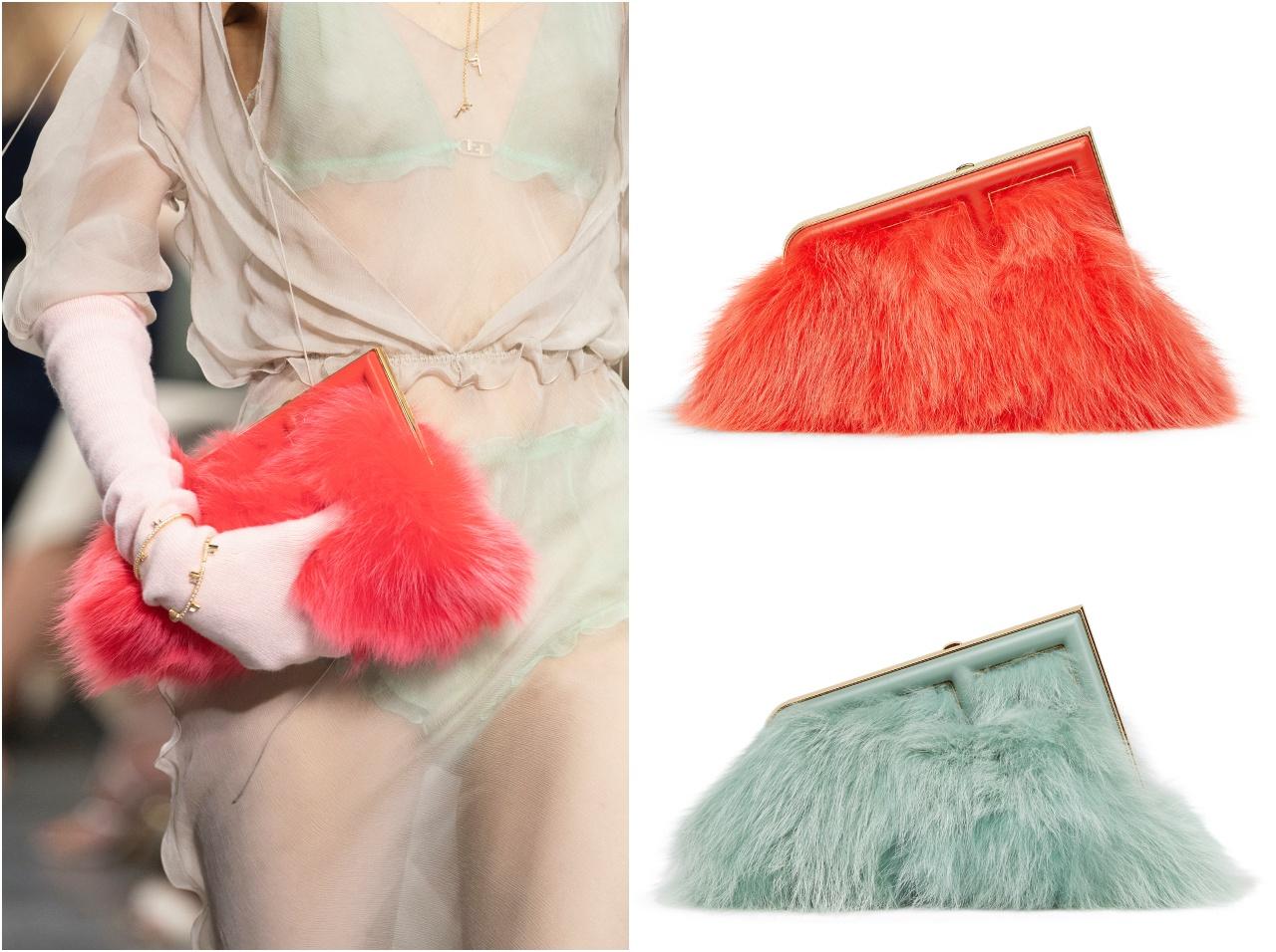 フェンディ、ふわふわのファーを纏った「フェンディ ファースト」バッグが登場