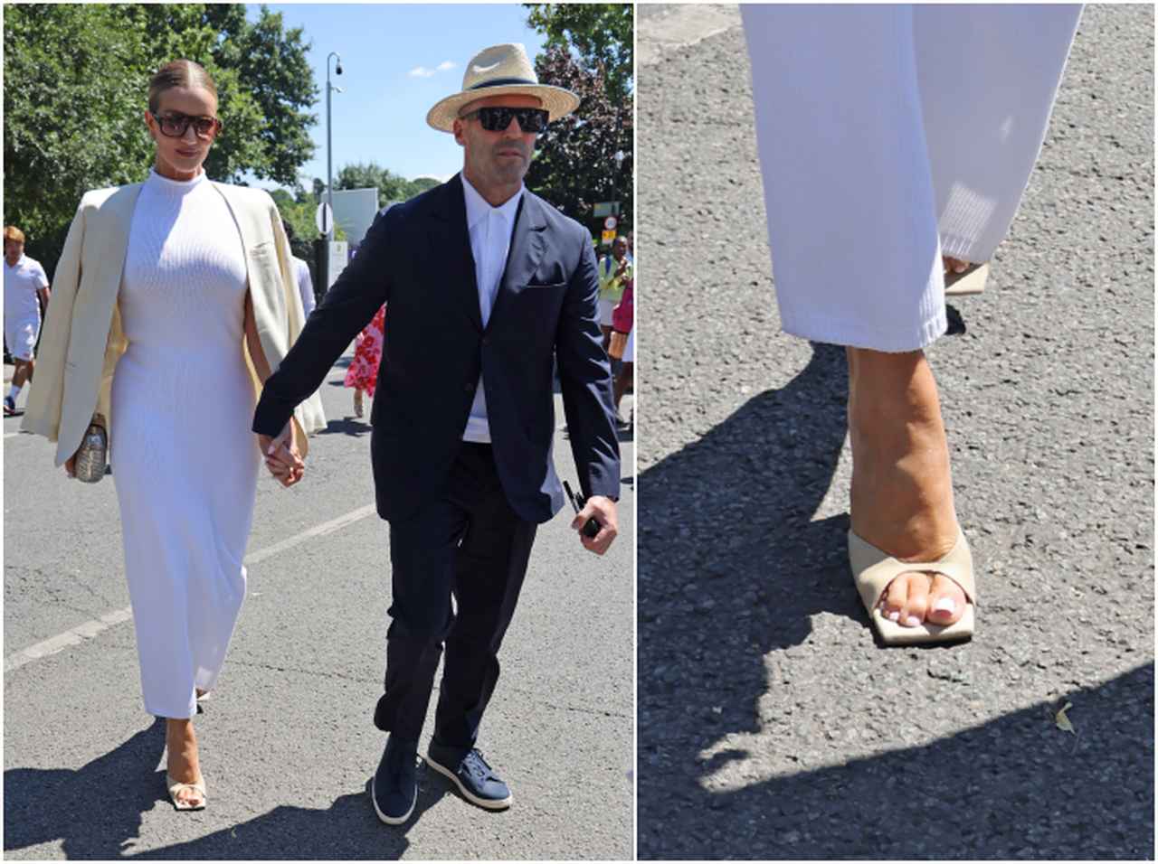 ロージー・ハンティントン・ホワイトリーの爽やかホワイトコーデ【セレブの最新スタイル】