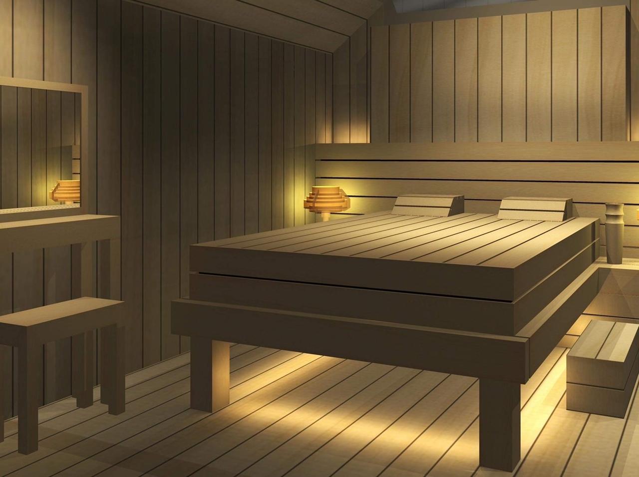 サウナで寝返りがうてる！世界初“ベッドルームサウナ”が白井屋ホテルにオープン