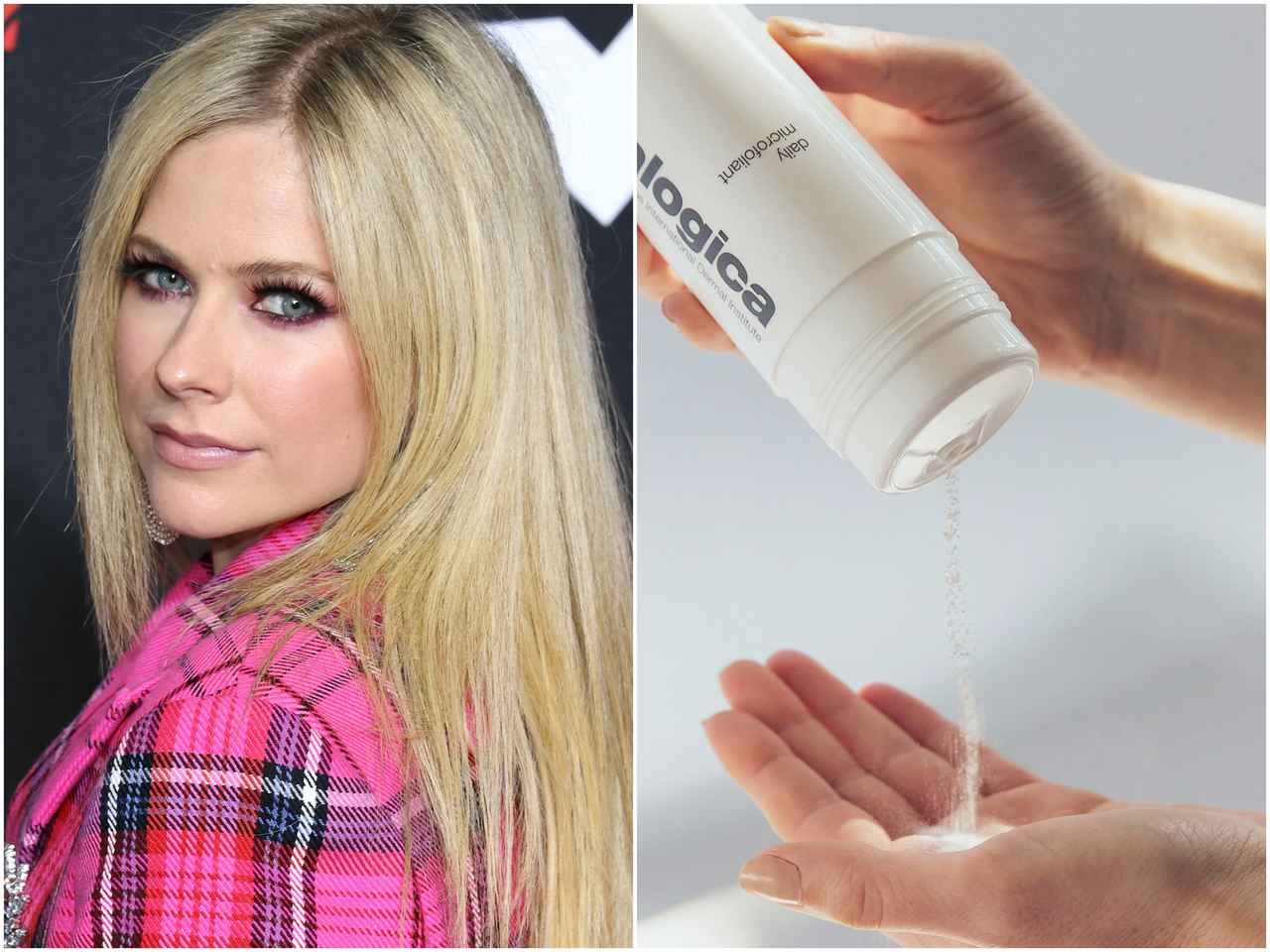 アヴリル・ラヴィーン、変わらない美肌の秘訣は「酵素洗顔パウダー」