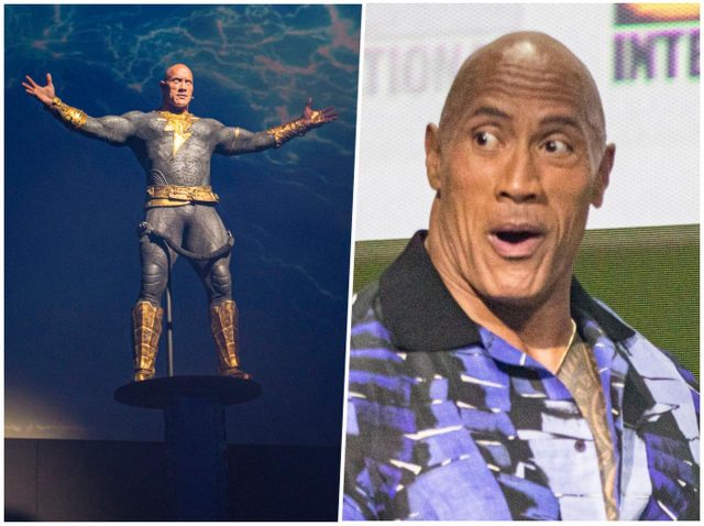 ドウェイン・ジョンソン、ヒーロースーツ越しの「ムキムキボディ」がヤバい