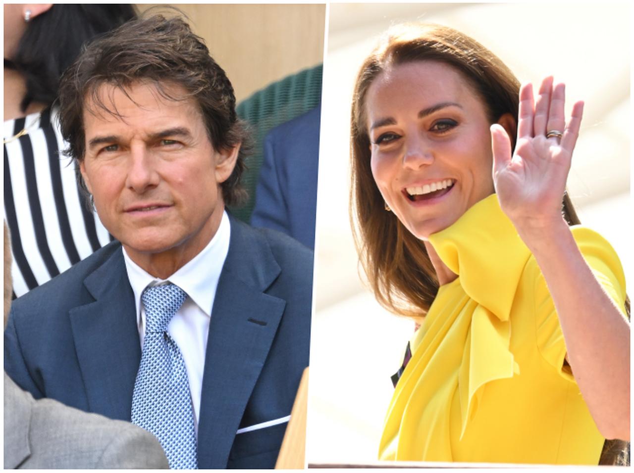 トム・クルーズ、キャサリン妃に「視線が釘付け」になっているところを目撃される