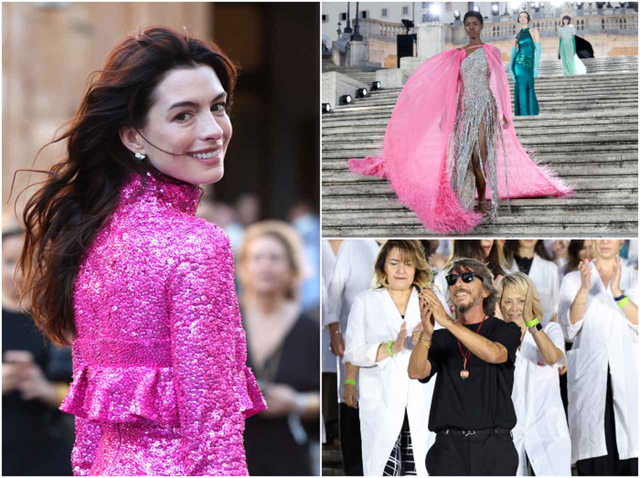 アン・ハサウェイがリアルバービー!ヴァレンティノのショーを訪れたゲストが豪華すぎる
