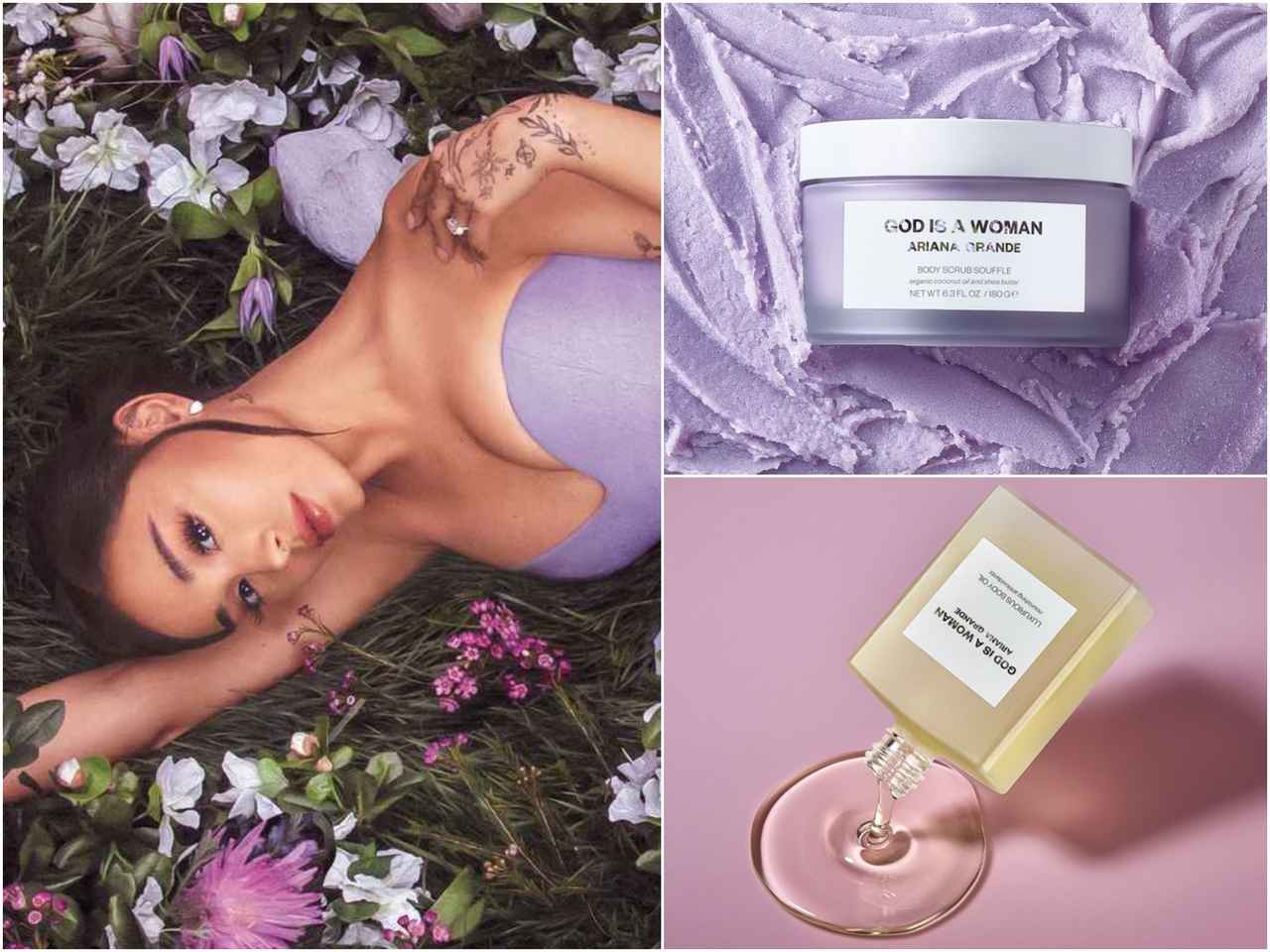 アリアナ・グランデ、初のボディケア製品「God is a Woman」がお目見え