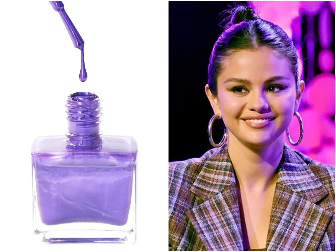 上品で爽やか！セレーナ・ゴメスの「ラベンダーネイル」がオシャレすぎる