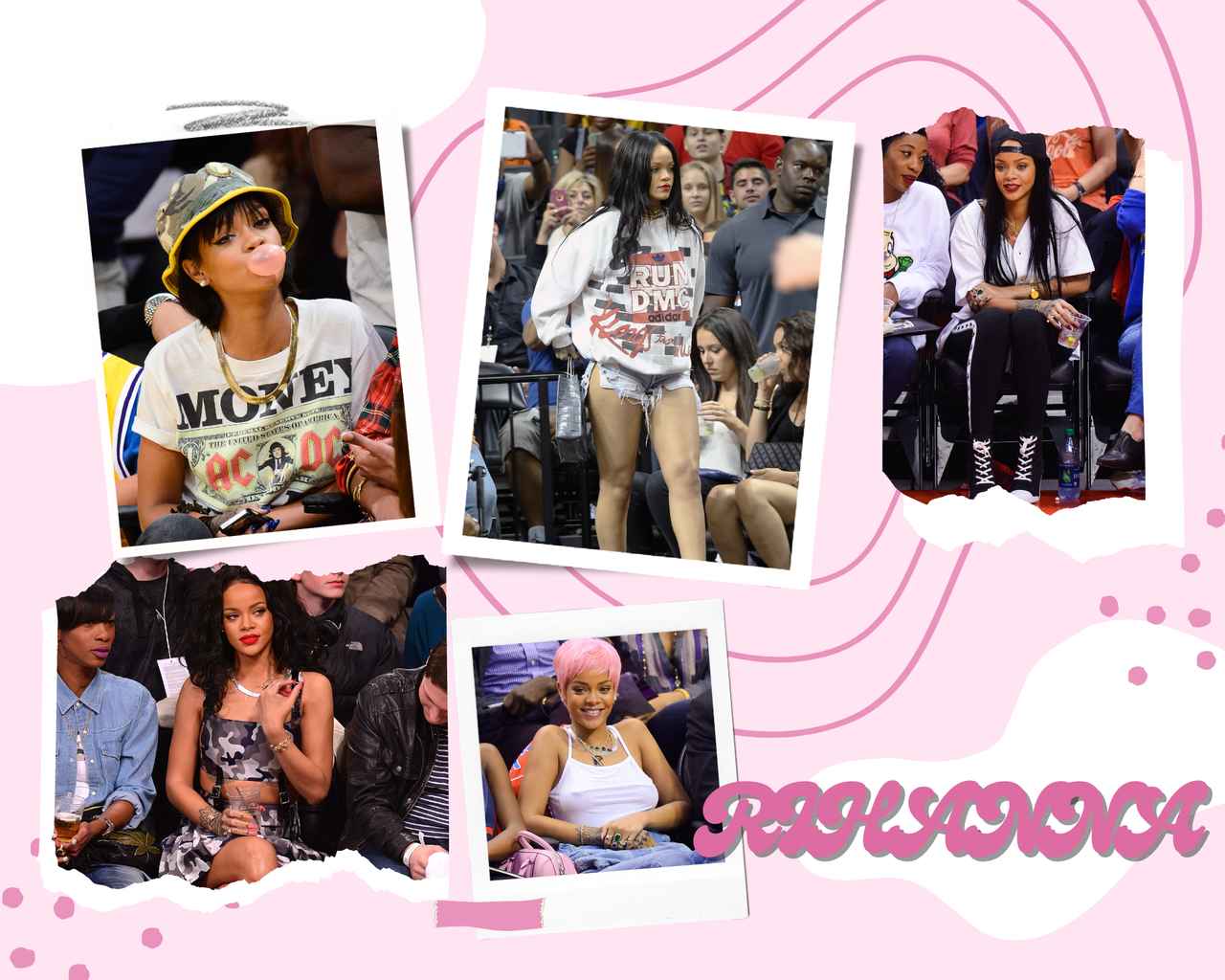 リアーナのスポーツ観戦ファッションが可愛すぎるのでまとめました