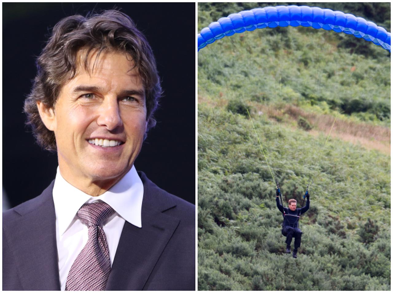 トム・クルーズに“インポッシブル”なことはない!「相棒」が見守るなか空から舞い降りる