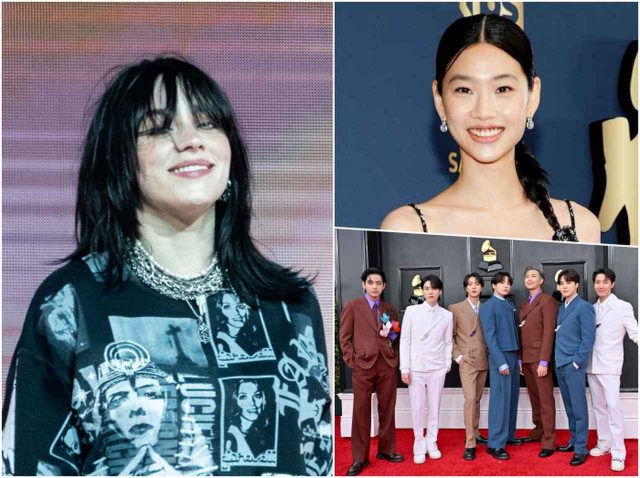 BTSメンバーや『イカゲーム』俳優が大興奮、ビリー・アイリッシュの韓国公演