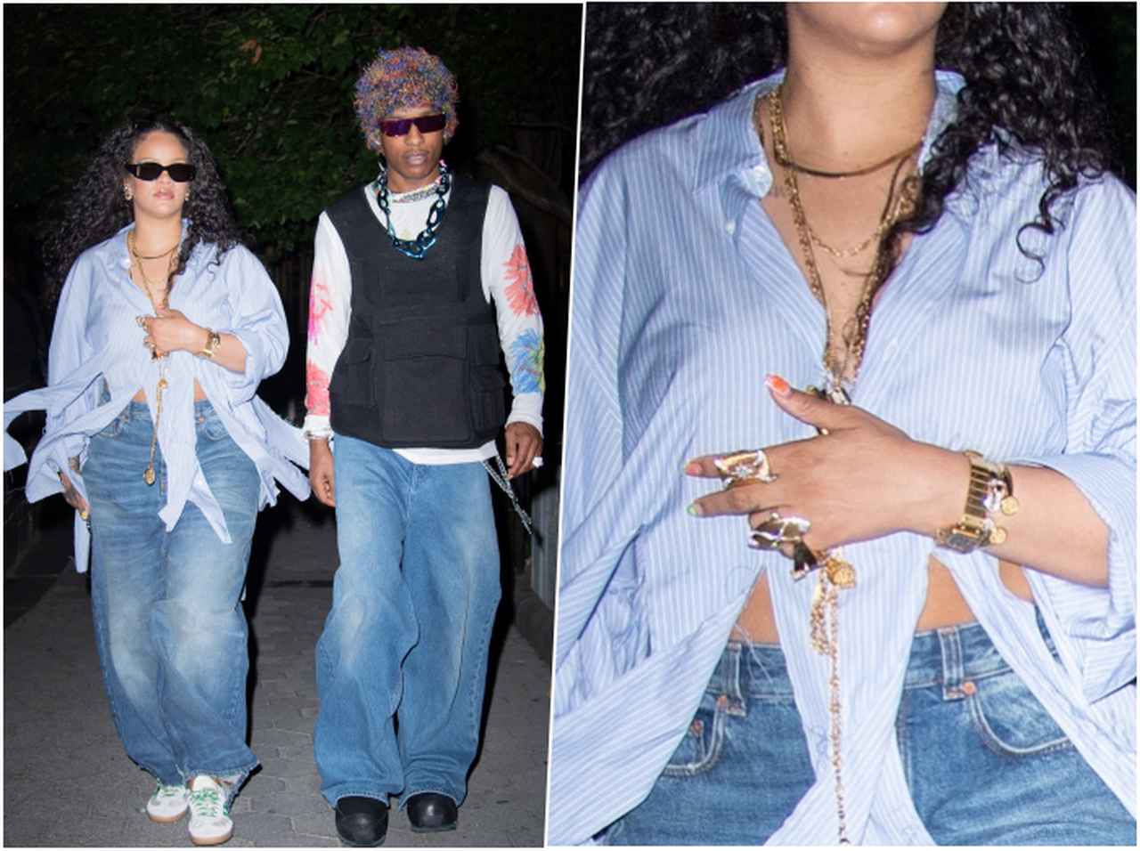 リアーナ、カジュアルな公園デートスタイル【セレブの最新スタイル】