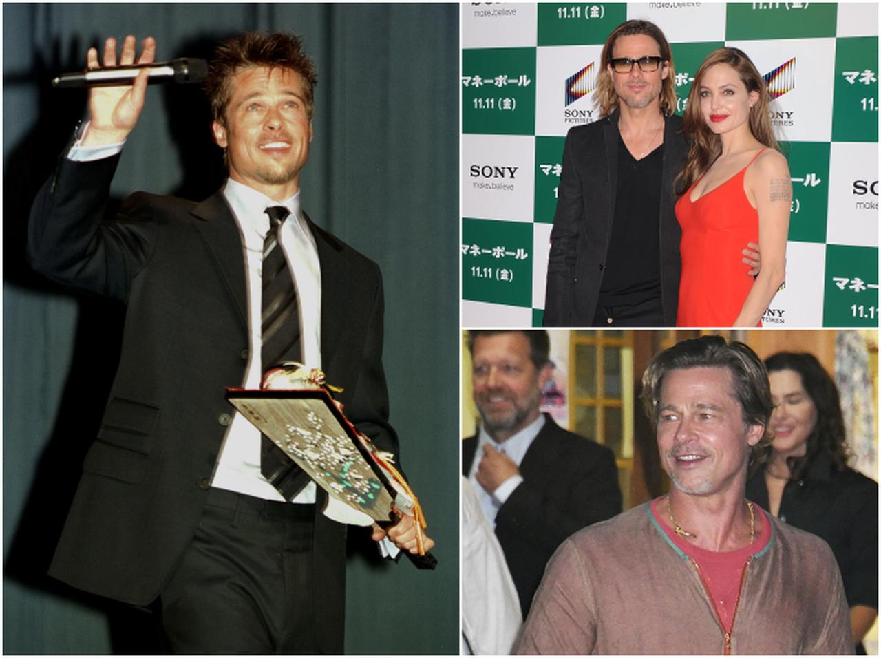 【写真特集】ブラッド・ピット、24年前から今までの来日を振り返る