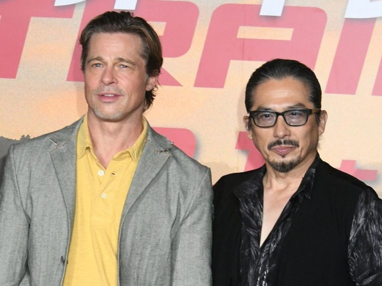 ブラッド・ピット、『ブレット・トレイン』の撮影で「アドリブ連発」で真田広之が必死に笑いをこらえる