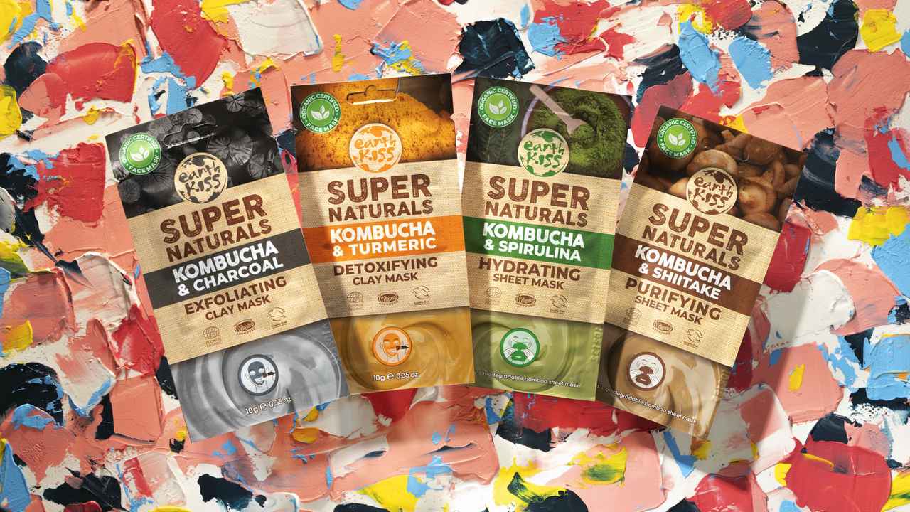 コンブチャ配合のフェイスマスク「Earth Kiss」がついに日本上陸!