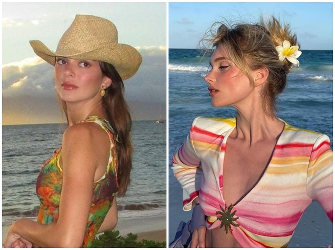 セレブたちがビーチで“ギャル化”?懐かしいヘア小物が海外でトレンドに