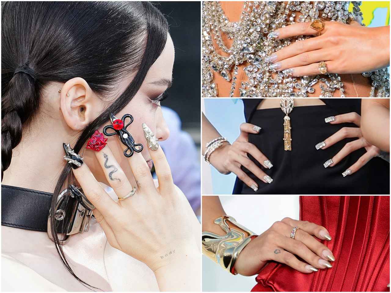 「キラキラネイル」が大注目！人気セレブの最新ネイル特集【VMA2022】