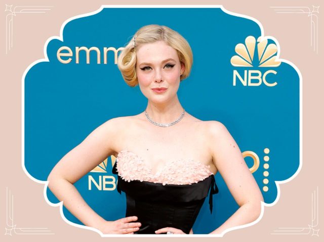 この世に1着しかない愛情たっぷりなドレス！エル・ファニングがエミー賞授賞式で着用