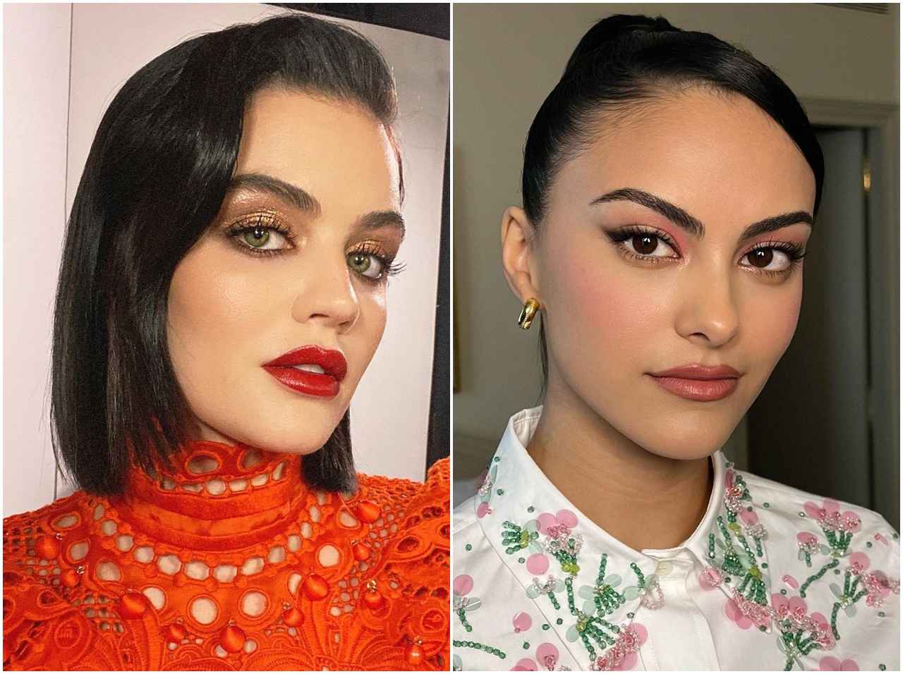 黒髪はメイクが浮く?セレブに学ぶ、暗めのヘアカラーに合うメイク5選