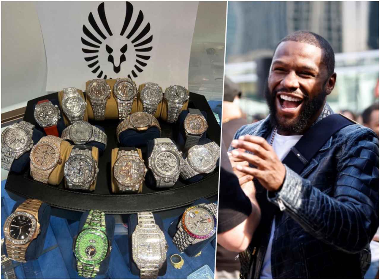 円安で爆買い!メイウェザー、店員にエグい量の札束渡してギラギラ時計を購入