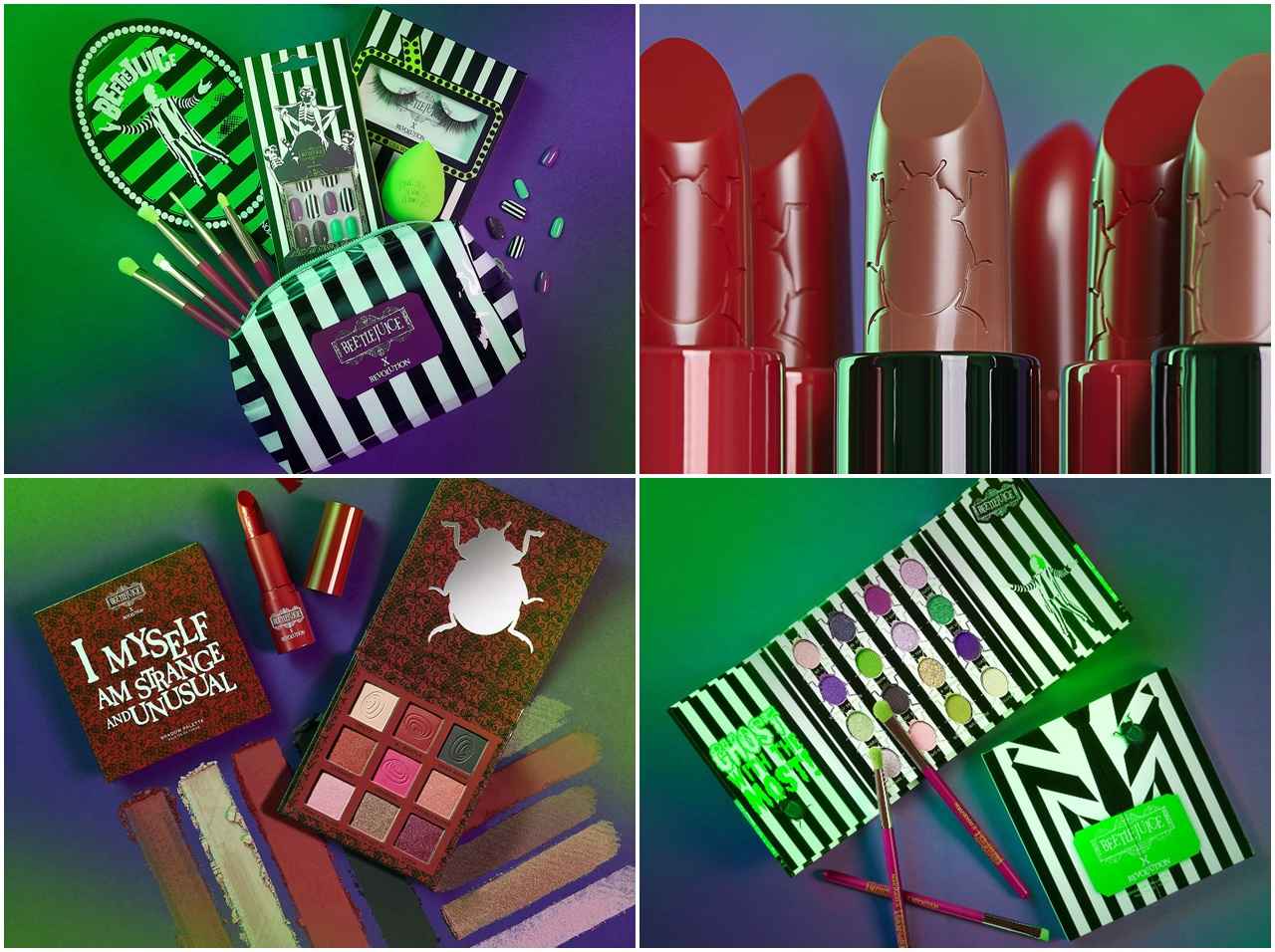 『ビートルジュース』がまさかのコスメに!不気味&ポップなコラボコスメが限定発売