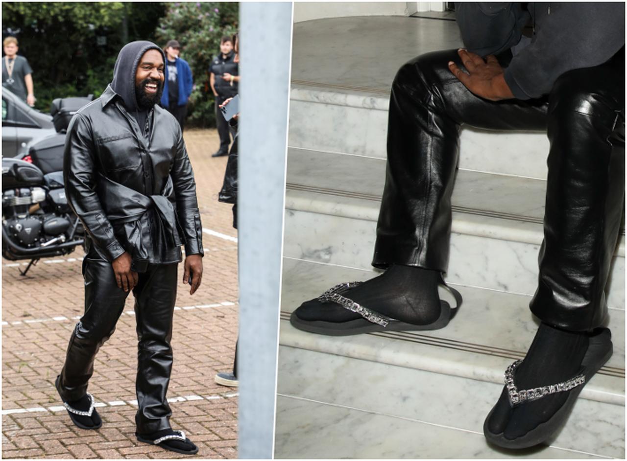 カニエ・ウェストが“足袋風ソックス”でビーチサンダル、日本に影響を受けたか