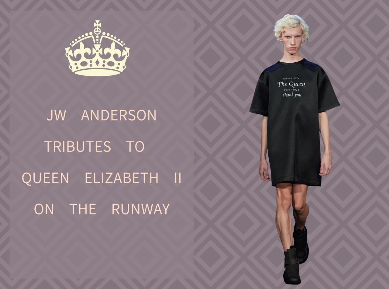 JWアンダーソン、ショーの最後にエリザベス女王への愛が