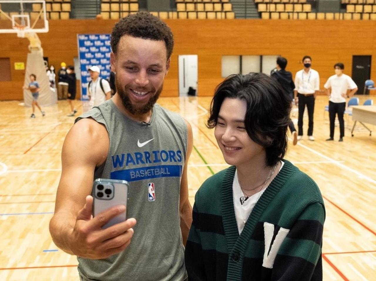 W来日中のBTSメンバーとNBA選手がダンスバトル!?ステフィン・カリーが提案