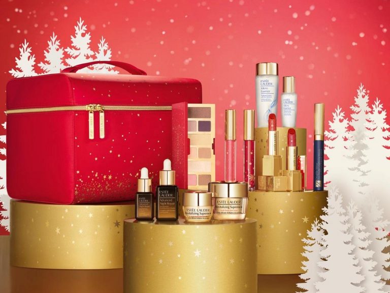 エスティ ローダー、2022年クリスマスコフレは“コスメバッグ付き”豪華セットが大注目!