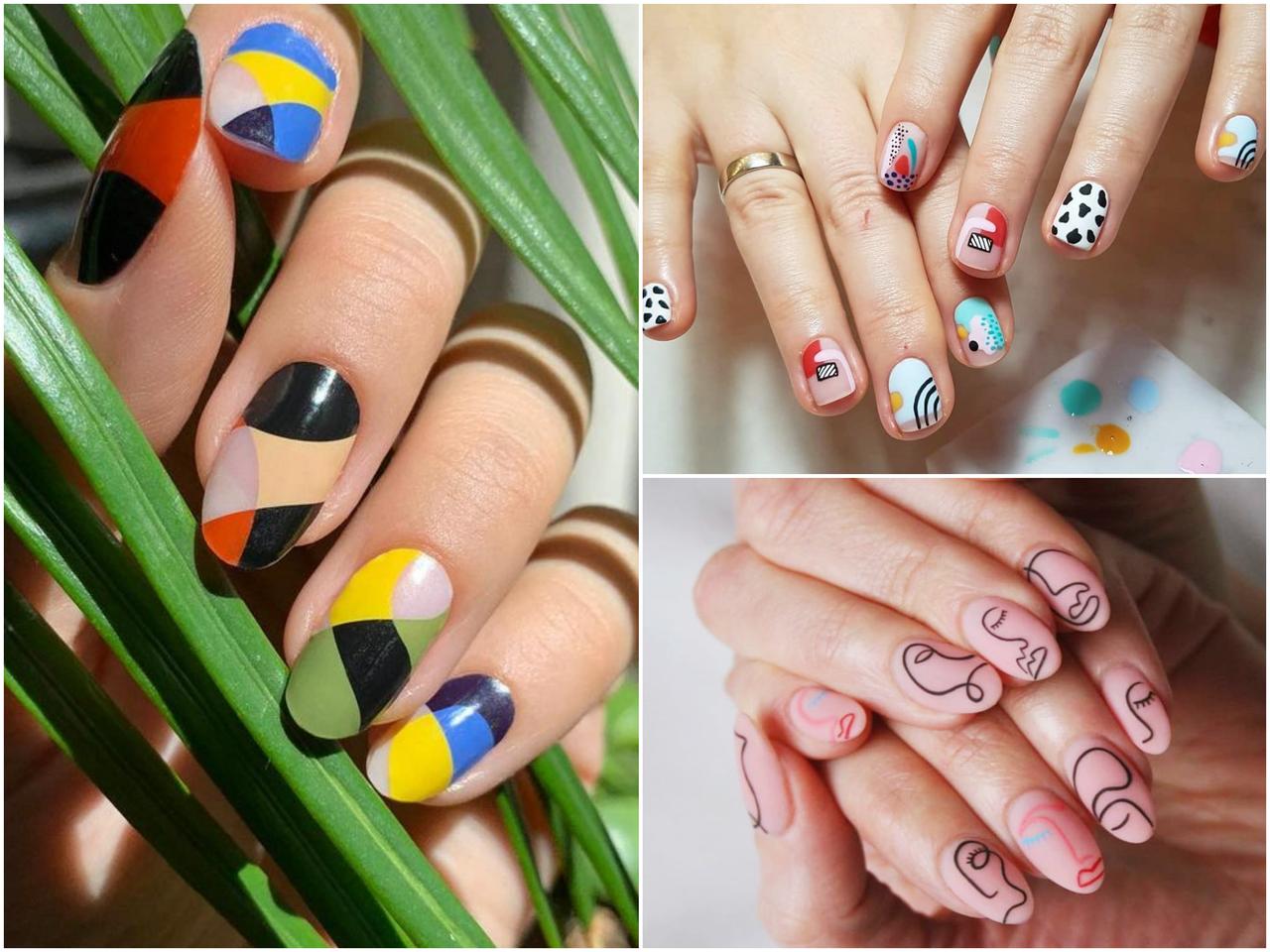 芸術の秋を満喫!「モダンアート風」海外のおしゃれなネイルデザイン6選