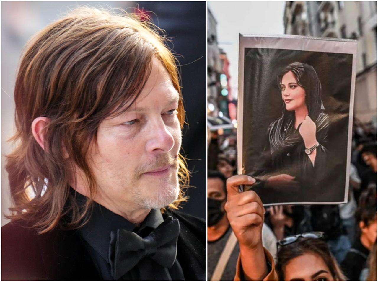 ノーマン・リーダス、「女性がいなければ僕達は無」イランの女性殺害に声をあげる