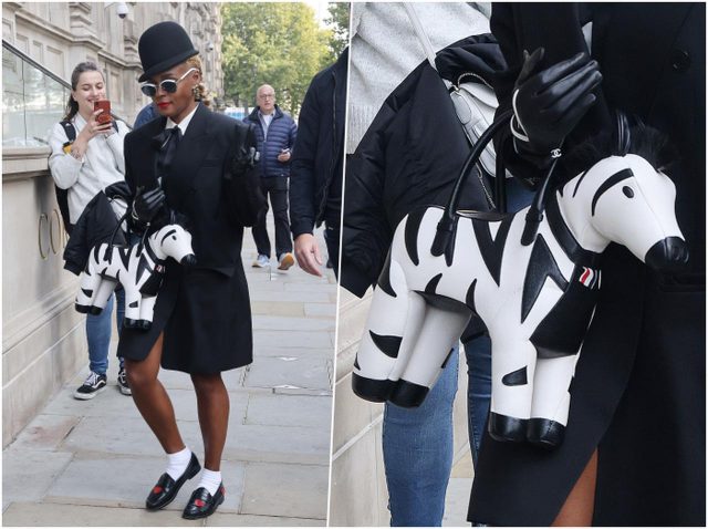 ジャネール・モネイ、遊び心たっぷりなモノトーンコーデ【セレブの最新スタイル】