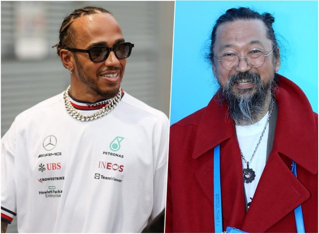 来日中ルイス・ハミルトン、村上隆に会いに行った理由とは？自身のアパレルブランドとの関係が