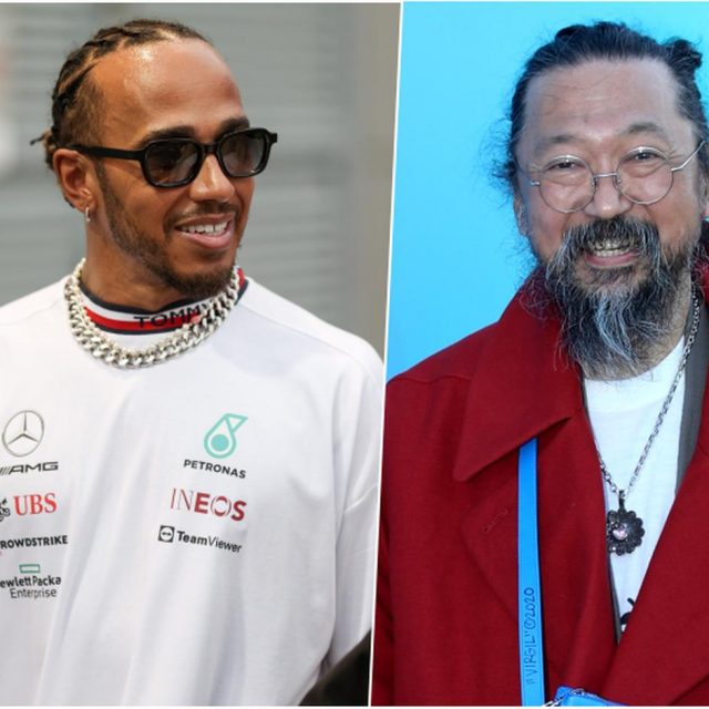 来日中ルイス・ハミルトン、村上隆に会いに行った理由とは？自身のアパレルブランドとの関係が