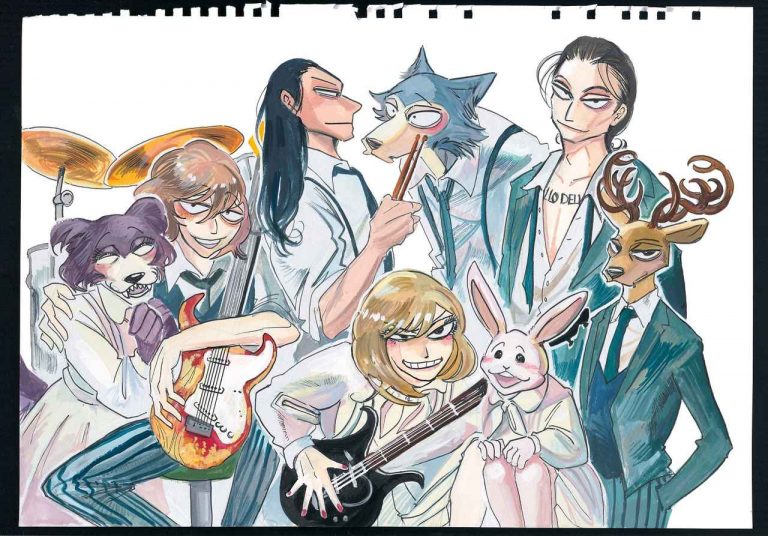 マネスキンを『BEASTARS』板垣巴留氏が書き下ろし！ 来日中に楽屋に会いに行っていた