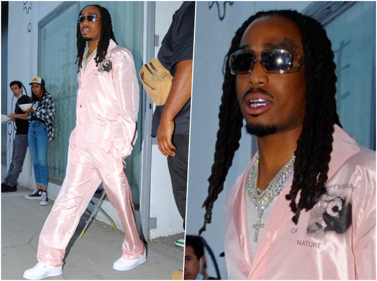 クエヴォ、100万円超えスニーカーで作るパジャマスタイル【セレブの最新スタイル】