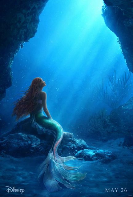 『リトル・マーメイド』ドレッドヘアのアリエルが海で佇む姿が美しい…【写真】