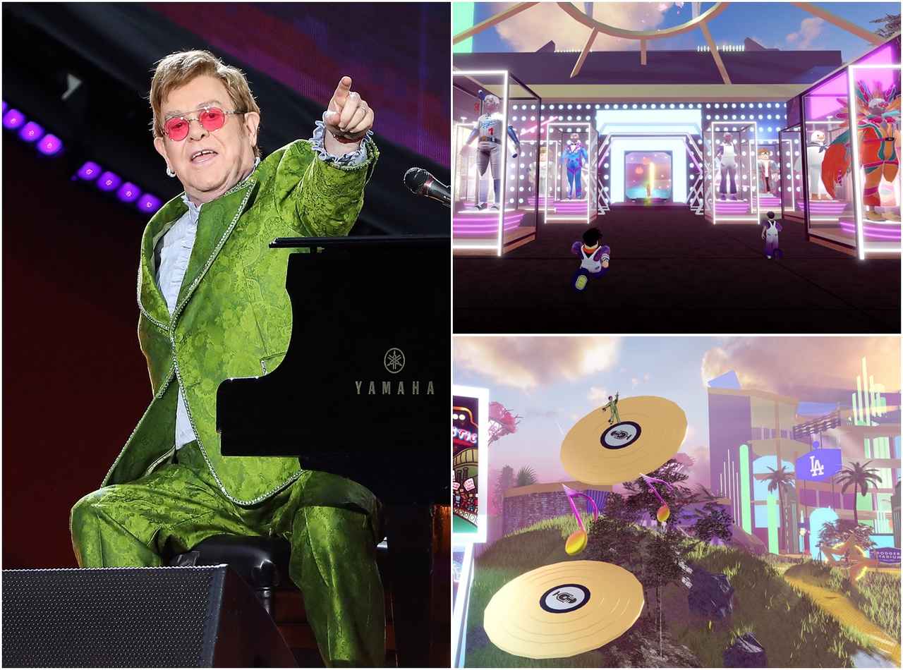 ツアー人生を終える75歳エルトン・ジョンがメタバースの世界へ!3D没入型エクスペリエンスがRobloxで開催