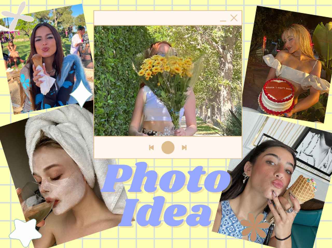 写真の撮り方にマンネリ？セレブに学ぶ、プラスαのアイテムを使ったフォトアイデア8選